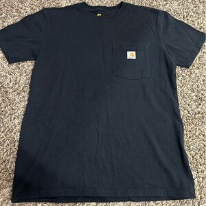 Carhartt Woman's Black Pocket T-Shirt